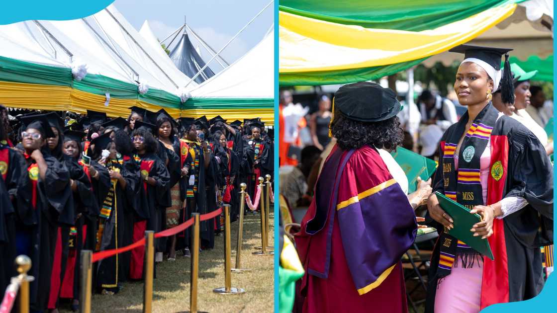 Garden City University College graduation procession and conferring degrees Garden City University College graduation procession and conferring degrees