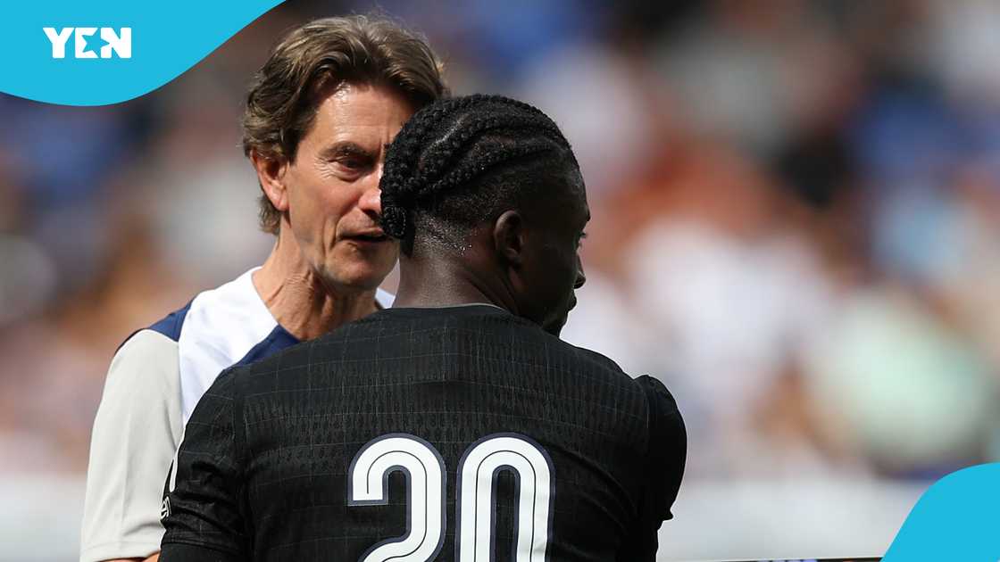 Mohammed Kudus, Tottenham Hotspur, Thomas Frank, Premier League, Arsenal. Mohammed Kudus, Tottenham Hotspur, Thomas Frank, Premier League, Arsenal.
