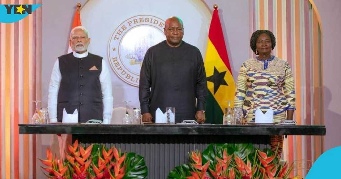 Narendra Modi, Indian Prime Minister, President Mahama, The Officer of the Order of the Star of Ghana, State Visit, Ghana and India relationship, Diplomatic ties. Narendra Modi, Indian Prime Minister, President Mahama, The Officer of the Order of the Star of Ghana, State Visit, Ghana and India relationship, Diplomatic ties.