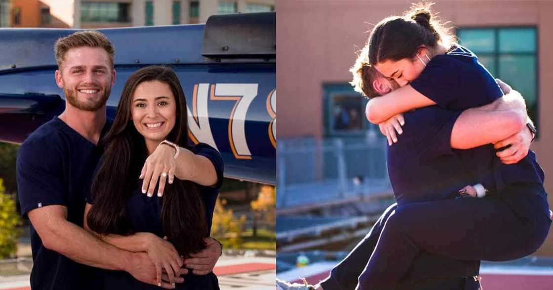 Jacob Young and Kelsey Dunlap work together. Jacob Young and Kelsey Dunlap work together.