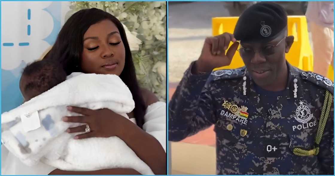 IGP: Couple honours George Akuffo Dampare, christens baby after him IGP: Couple honours George Akuffo Dampare, christens baby after him