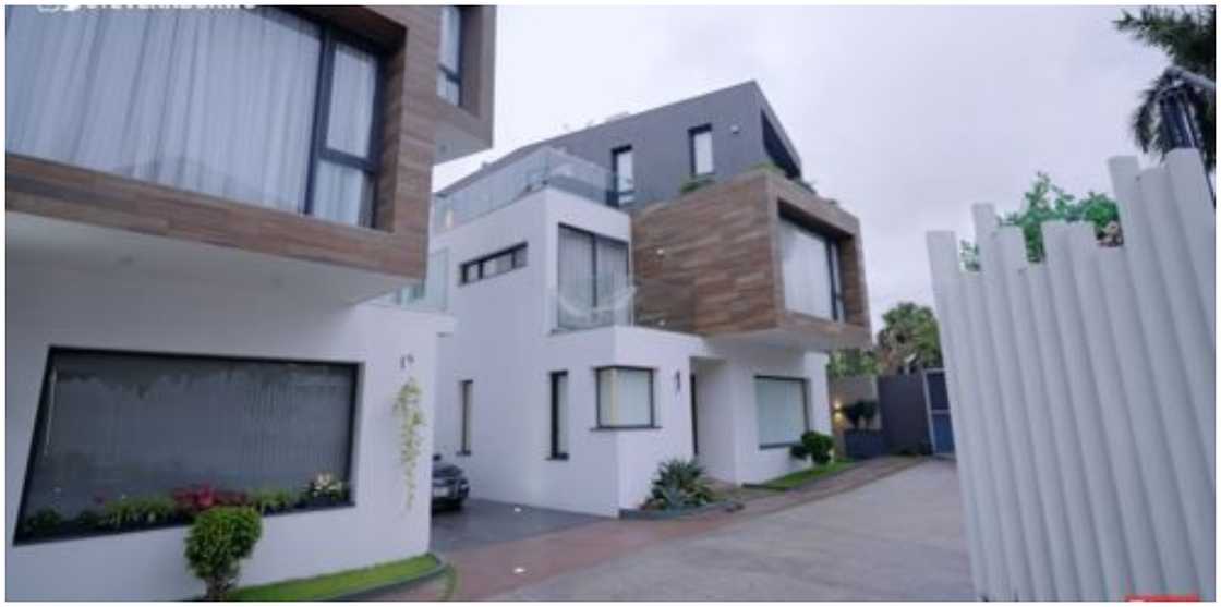 An upclose view of the smart house An upclose view of the smart house