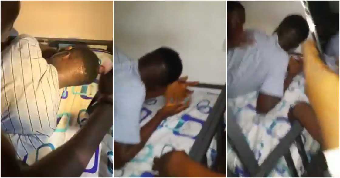 Oh Bridget: KNUST fresher weeps as bae breaks his heart; Conti Hall erupts with jama (video)