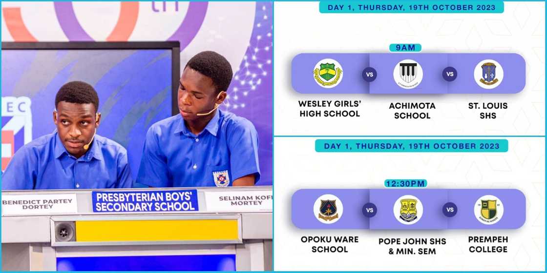 2023 NSMQ: Intense battles await nine schools at semi-finals contests