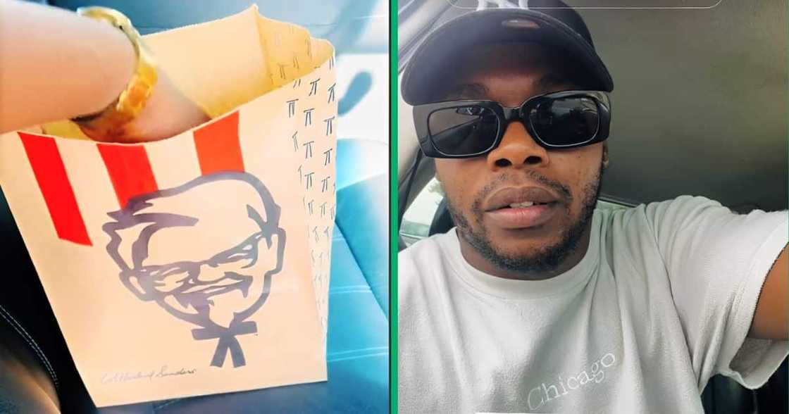 Man hides iPhone in KFC bag for his girlfriend Man hides iPhone in KFC bag for his girlfriend