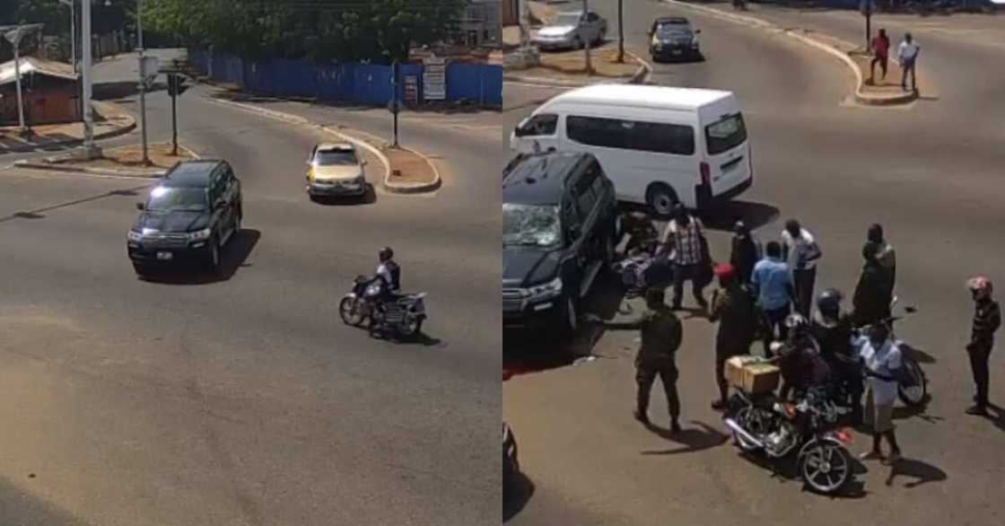 Live fatal accident in Accra gets captured on camera; video piles massive reactions