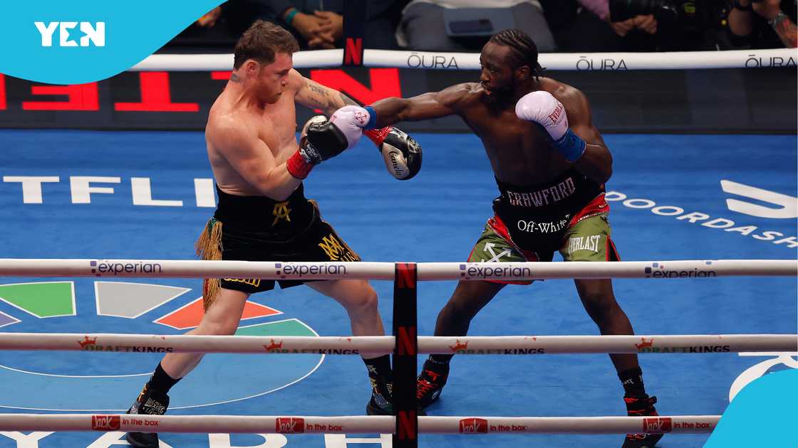 Terence Crawford beats Canelo Alvarez Terence Crawford beats Canelo Alvarez