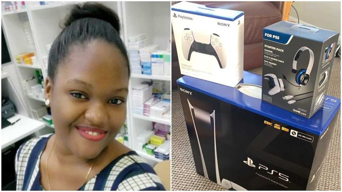 Nigerian lady buys complete PS5 box for man, says she's about to spoil someone's son Nigerian lady buys complete PS5 box for man, says she's about to spoil someone's son