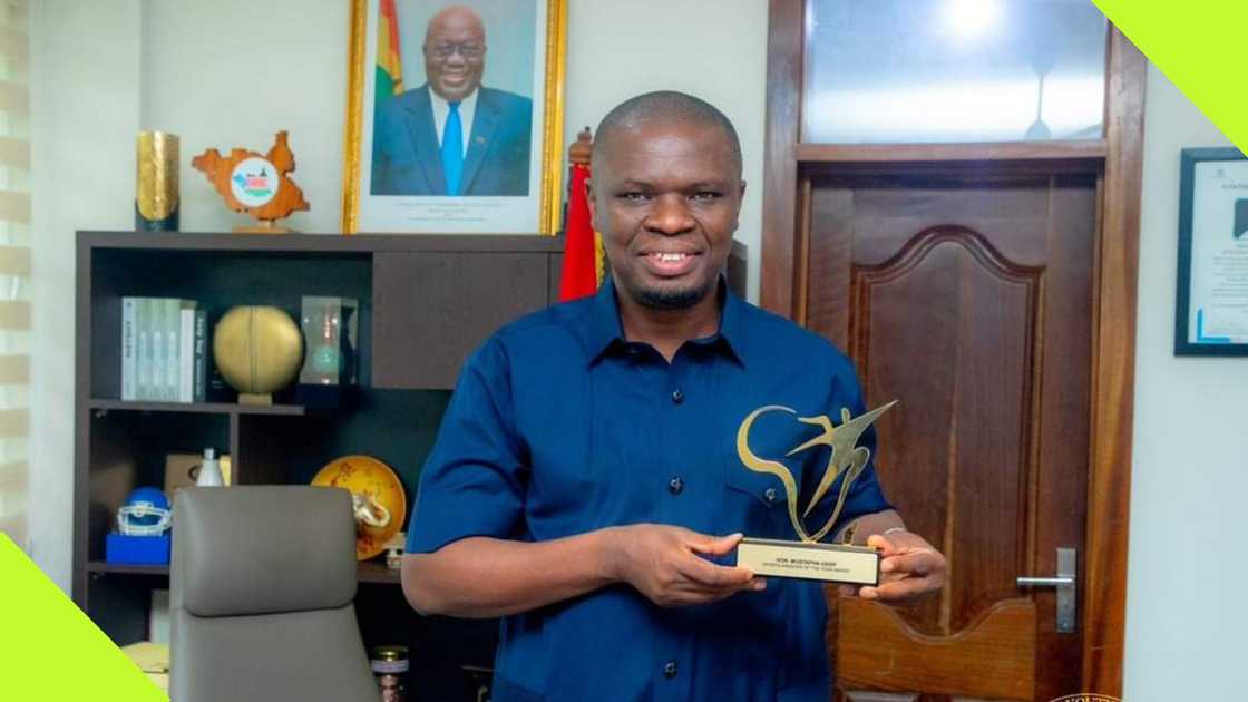 Minister of Youth and Sports Mustapha Ussif. Minister of Youth and Sports Mustapha Ussif.