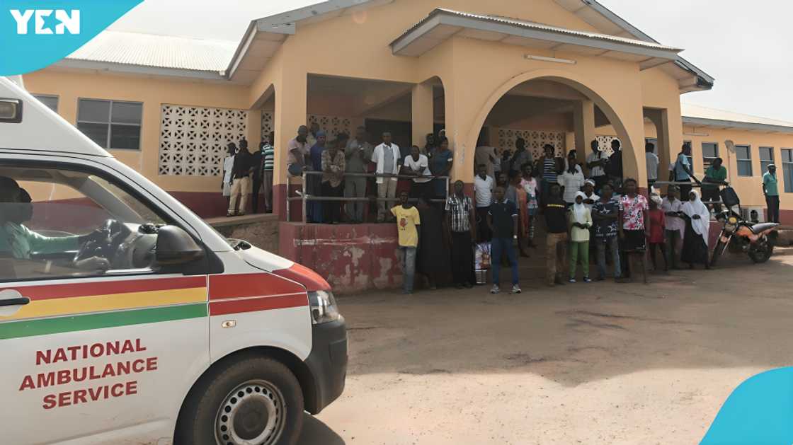 Domeabra Danchira, Ga South Municipality, demolition exercise Ghana, SHS student shooting, Ghana police, University of Ghana Medical Centre, FK Effah Community Hospital, community tensions Ghana, demolition controversy Ghana, Accra news