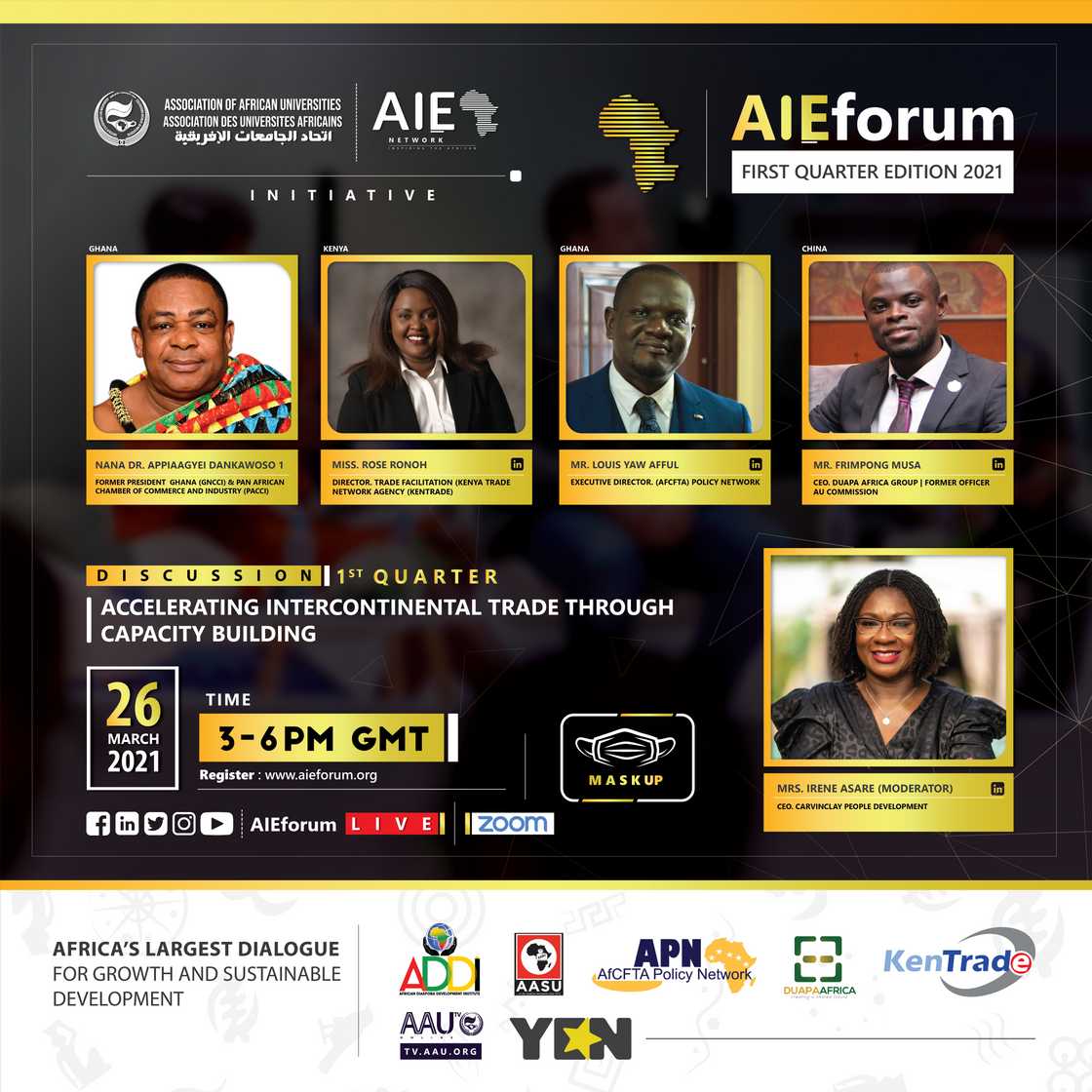 AIEforum 2021 First Quarter Edition Comes Off On March 26 AIEforum 2021 First Quarter Edition Comes Off On March 26
