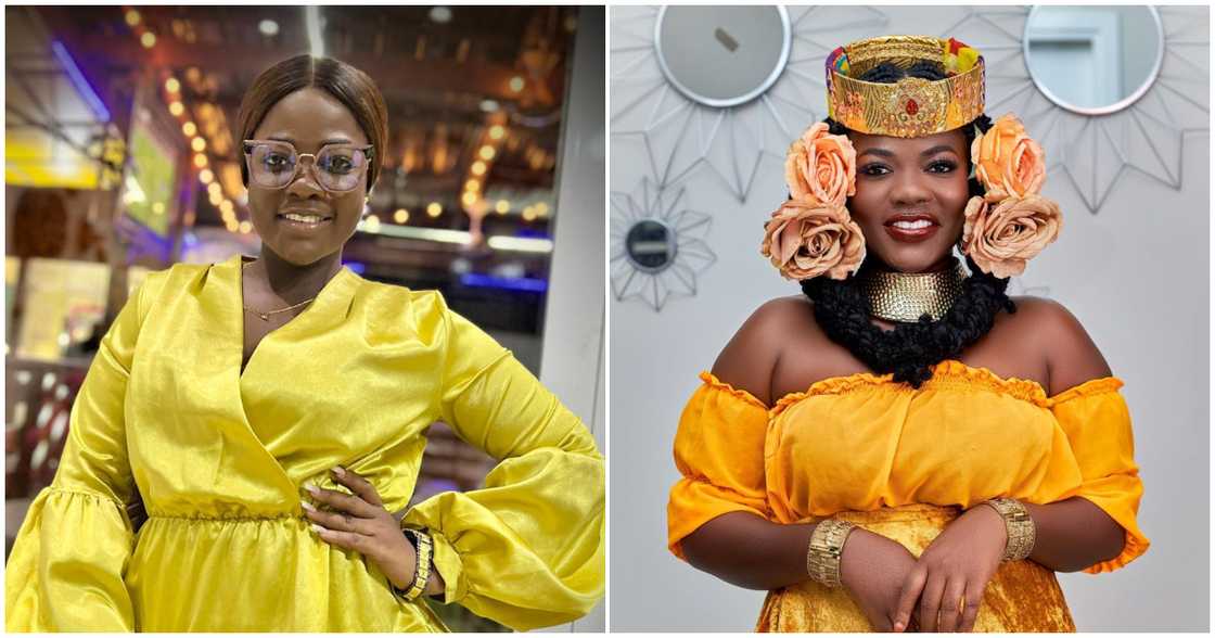 Asantewaa drips in gold in her pre-birthday pictures