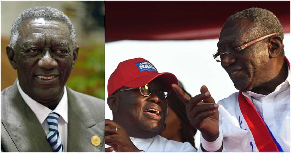 Akufo-Addo was a member of John Kufuor's cabinet in 2000 Akufo-Addo was a member of John Kufuor's cabinet in 2000