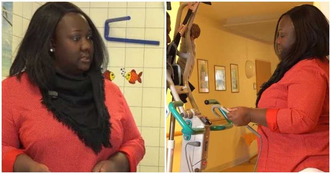 Photo of Ghanaian caregiver in Germany