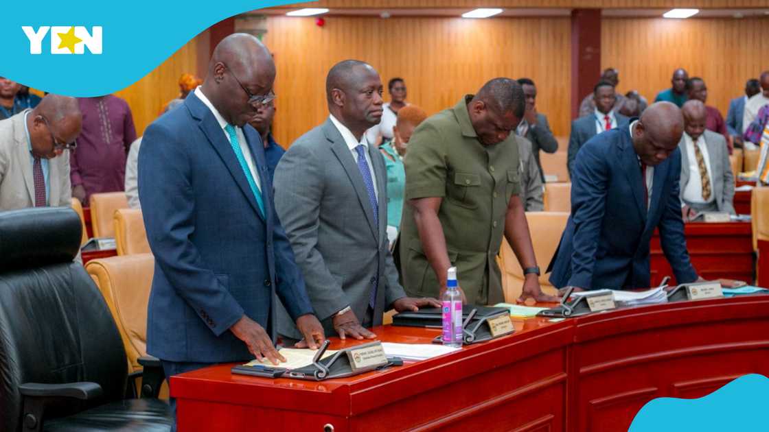 Mid-year budget presentation delayed, NDC MPs absent, protest Mid-year budget presentation delayed, NDC MPs absent, protest