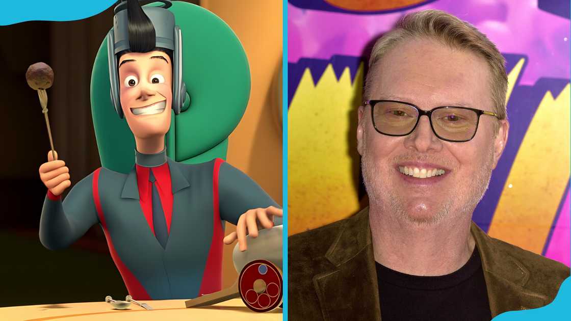 Gaston Franagucci (L) and his voice actor, Don Hall (R).