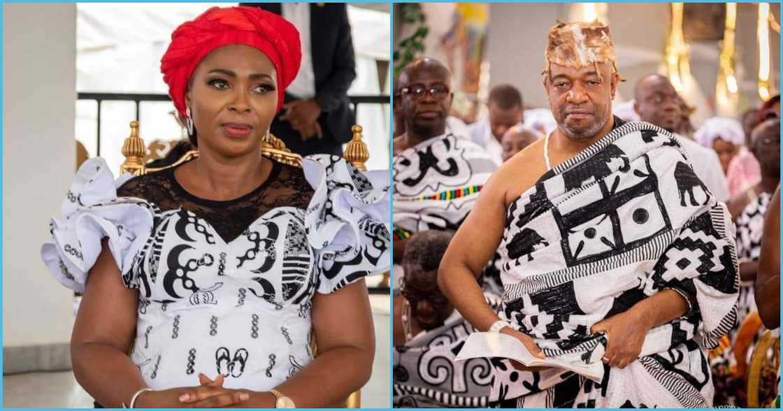 Photos of Ga Mantse and his wife