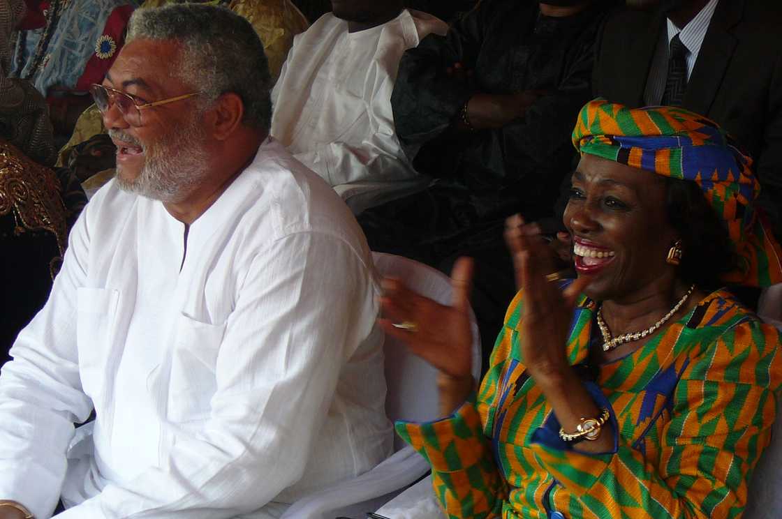 Photos of Late JJ Rawlings and his wife Nana Konadu which show they were inseperable