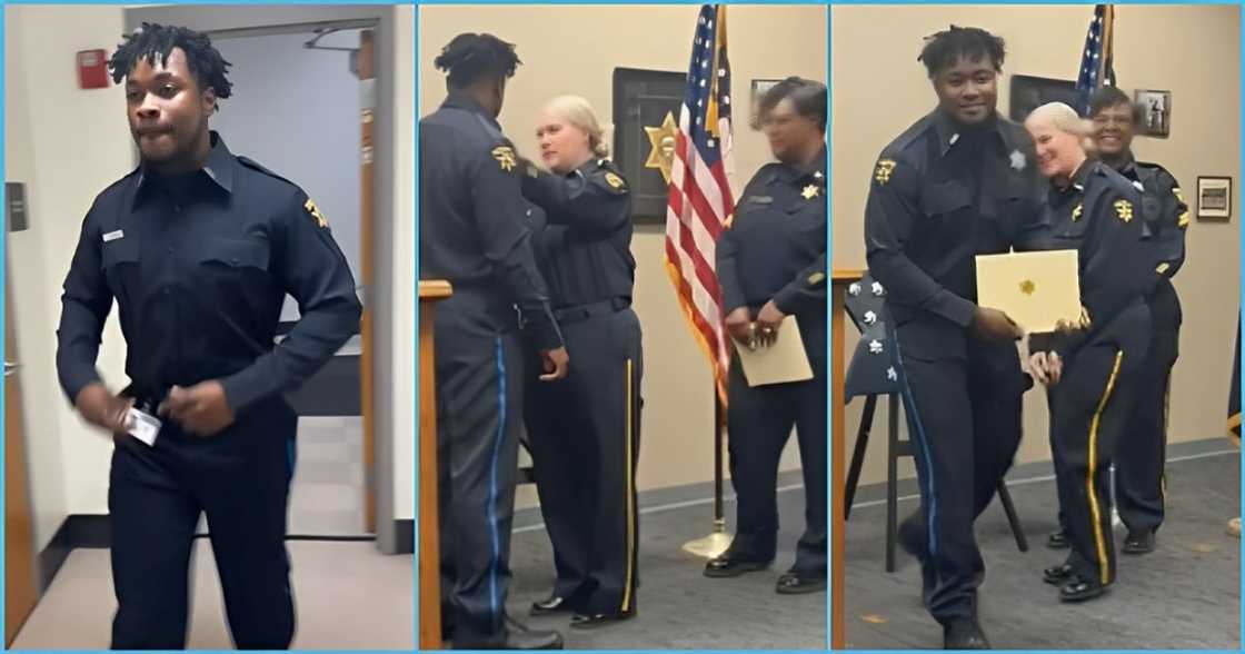 Ghanaian man becomes Correctional Officer in US Ghanaian man becomes Correctional Officer in US