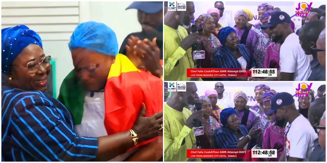 Chief of Staff Frema Opare at Chef Faila's cook-a-thon Chief of Staff Frema Opare at Chef Faila's cook-a-thon