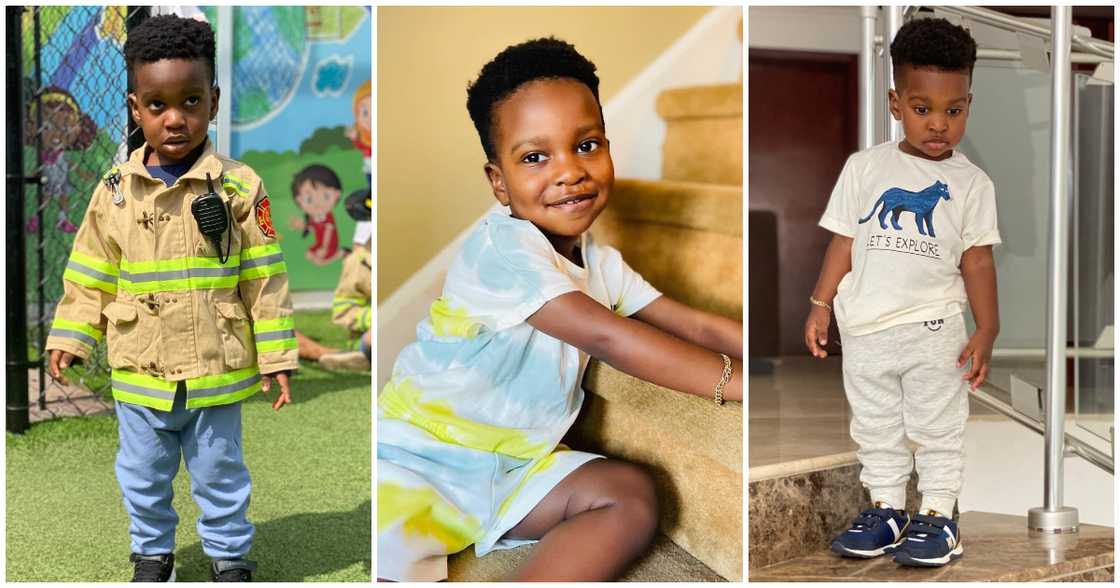 John Dumelo's son John Dumelo's son