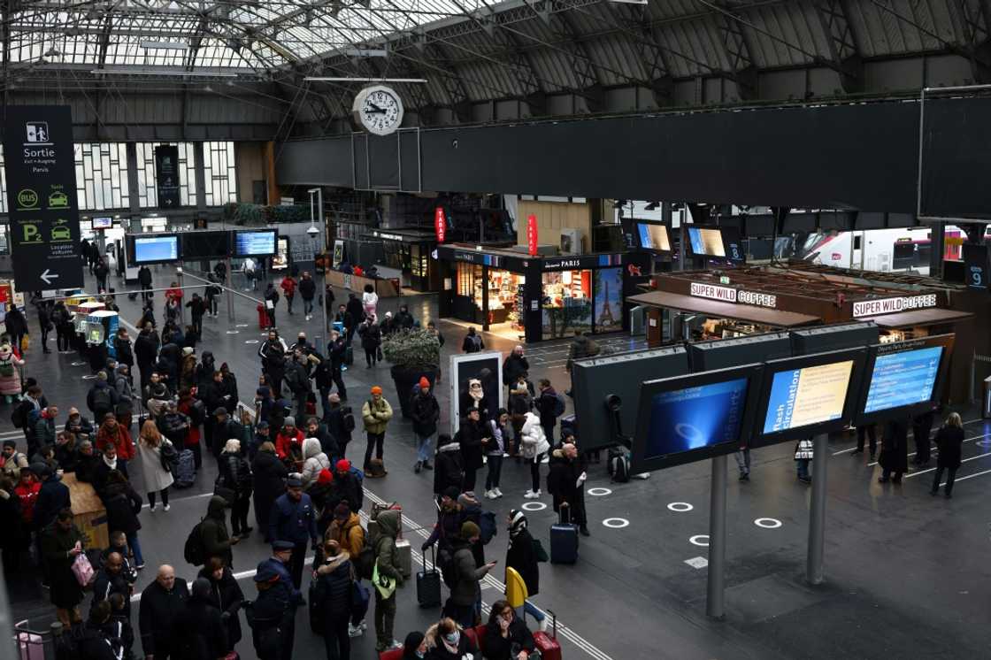 All traffic from the station, which serves Germany, eastern France and is a key local train commuter hub, was cut for the entire day All traffic from the station, which serves Germany, eastern France and is a key local train commuter hub, was cut for the entire day