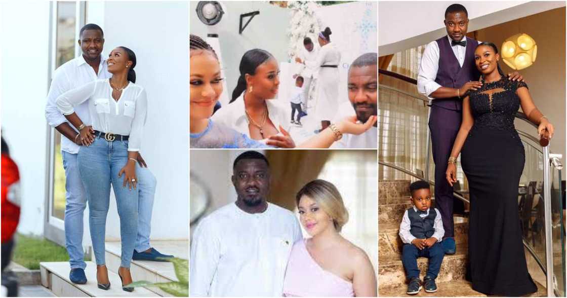 Dumelo's Wife Speaks About VIdeo Of Acting Kissing Nadia Buari's Leg; Calls It A Scandal