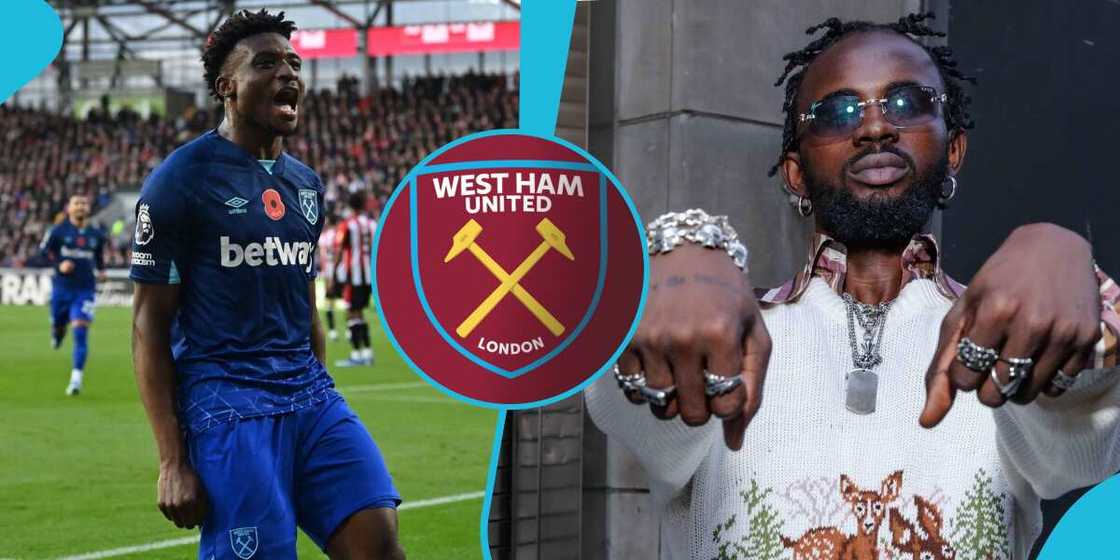 Mohammed Kudus and Black Sherif in photos Mohammed Kudus and Black Sherif in photos