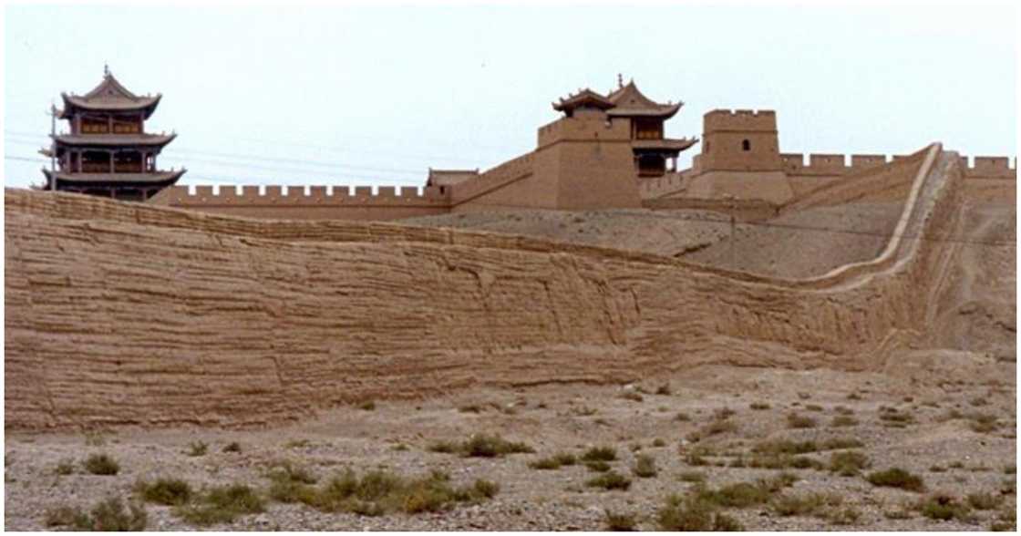 Parts of the great wall were built with rammed earth Parts of the great wall were built with rammed earth