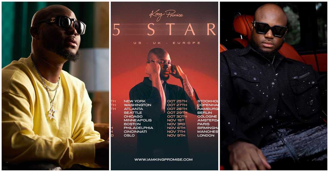 King Promise To Embark On 5 Star Tour in the US, UK and Europe; Teases Surprise Acts King Promise To Embark On 5 Star Tour in the US, UK and Europe; Teases Surprise Acts