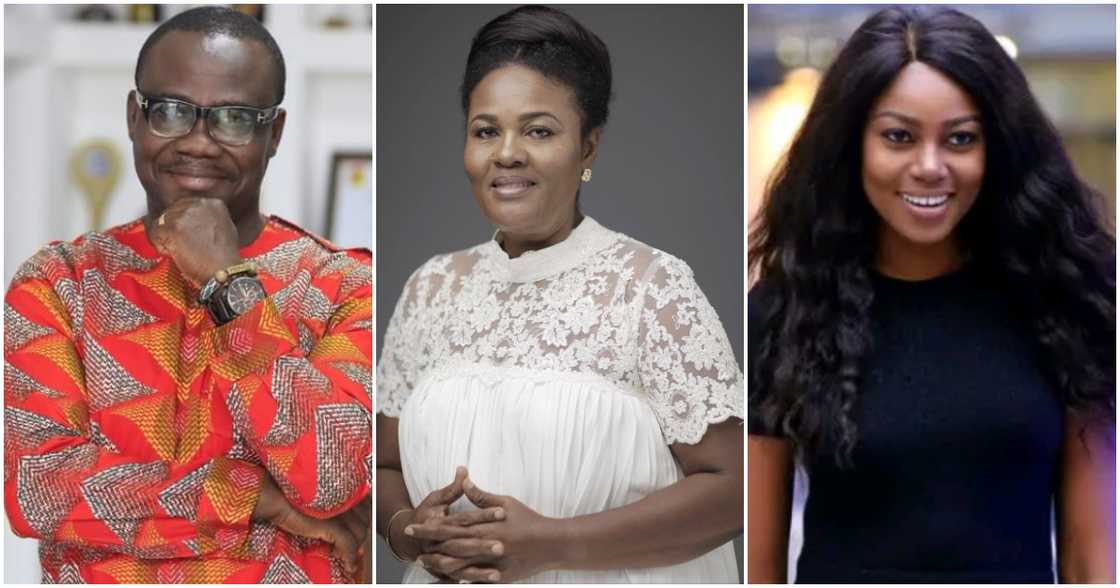 Photos of Stephen Anti, Yvonne Nelson and her mother. Photos of Stephen Anti, Yvonne Nelson and her mother.