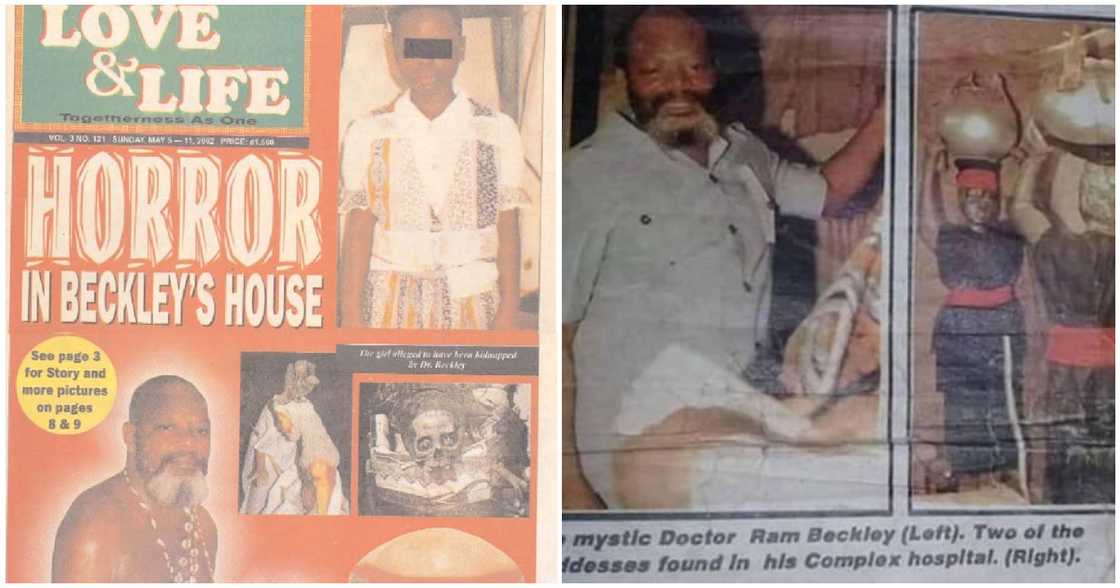 Dr Beckley made the cover of several newspapers when the story first broke Dr Beckley made the cover of several newspapers when the story first broke