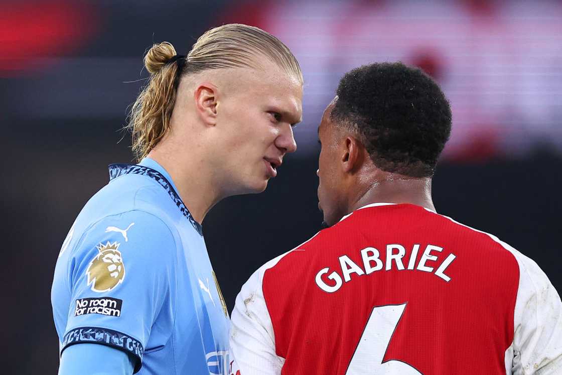 Erling Haaland, Manchester City vs Arsenal, Gabriel Magalhaes