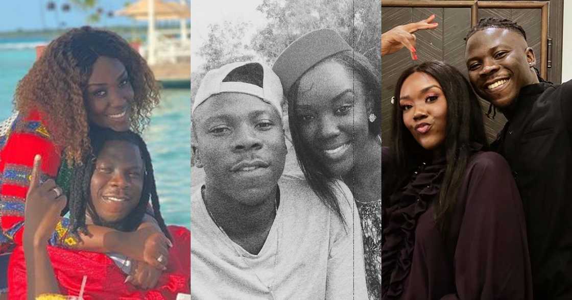 Stonebwoy celebrates Valentine's with photos of how he started with Louisa