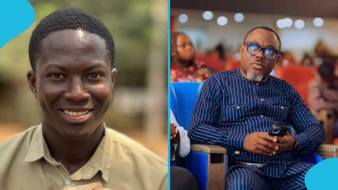 Prof Ransford Gyampo, Jeffery Ebo Arhin, Swedru SHS, Swesco, Missing purse, Donation, Monetary gift. Prof Ransford Gyampo, Jeffery Ebo Arhin, Swedru SHS, Swesco, Missing purse, Donation, Monetary gift.