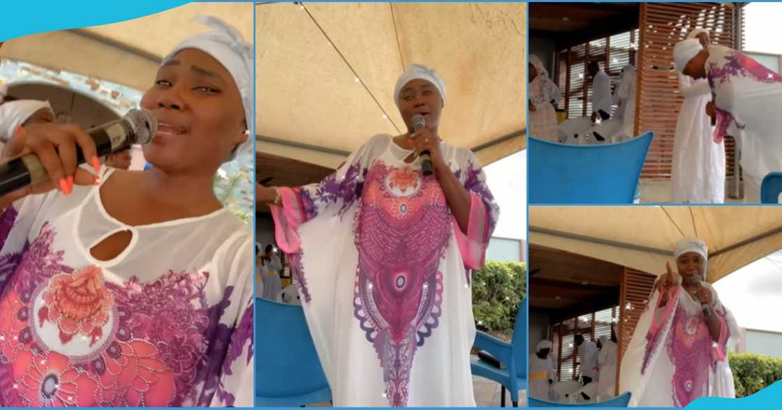 Photos of Abena Korkor in church