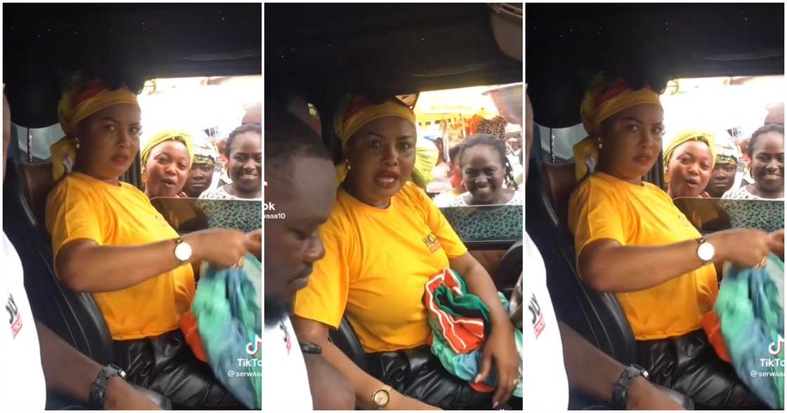 Nana Ama McBrown Spotted Buying 'Used Clothes' At Kantamato; Netizens Hail Her Nana Ama McBrown Spotted Buying 'Used Clothes' At Kantamato; Netizens Hail Her