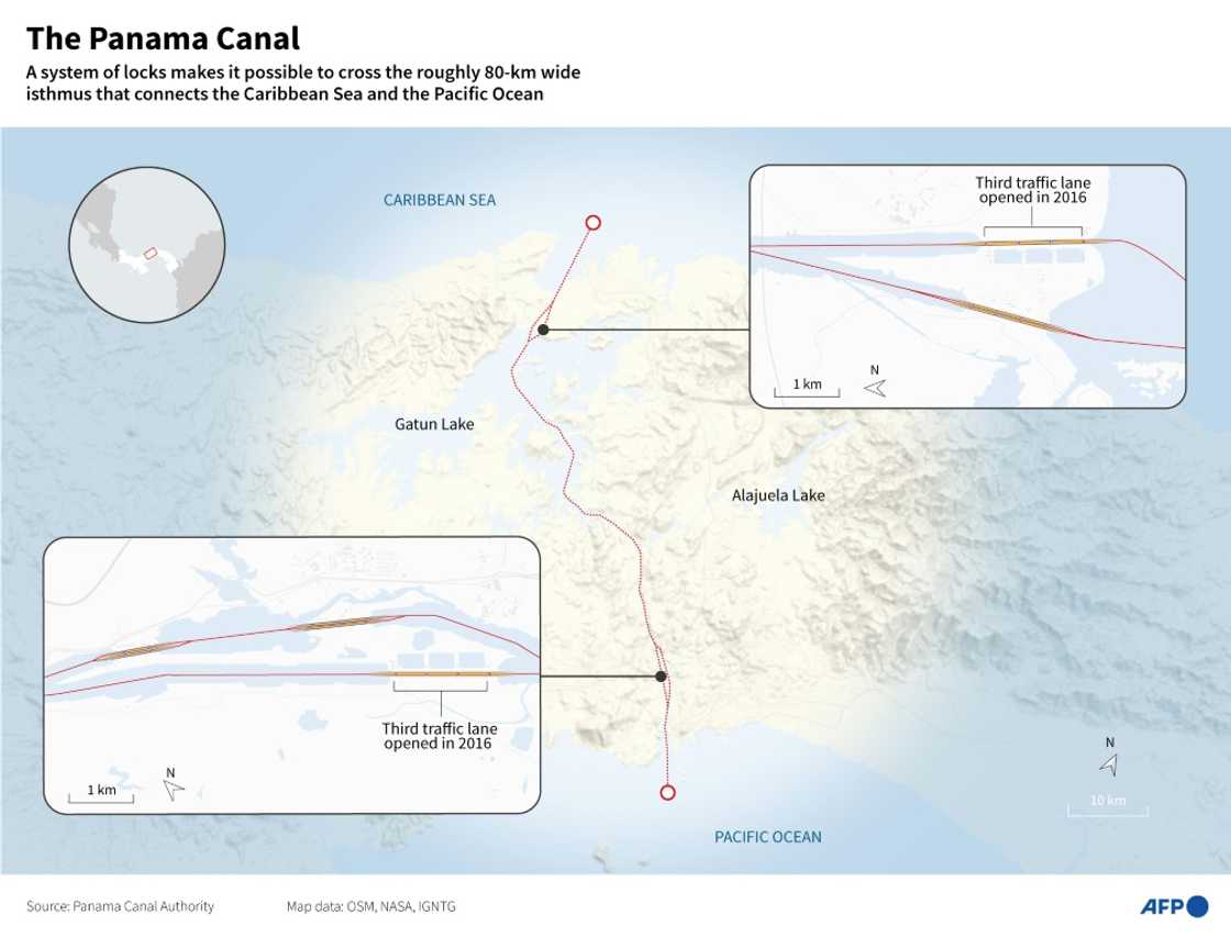 The Panama Canal is crucial for trade as it connects the Atlantic and Pacific oceans The Panama Canal is crucial for trade as it connects the Atlantic and Pacific oceans