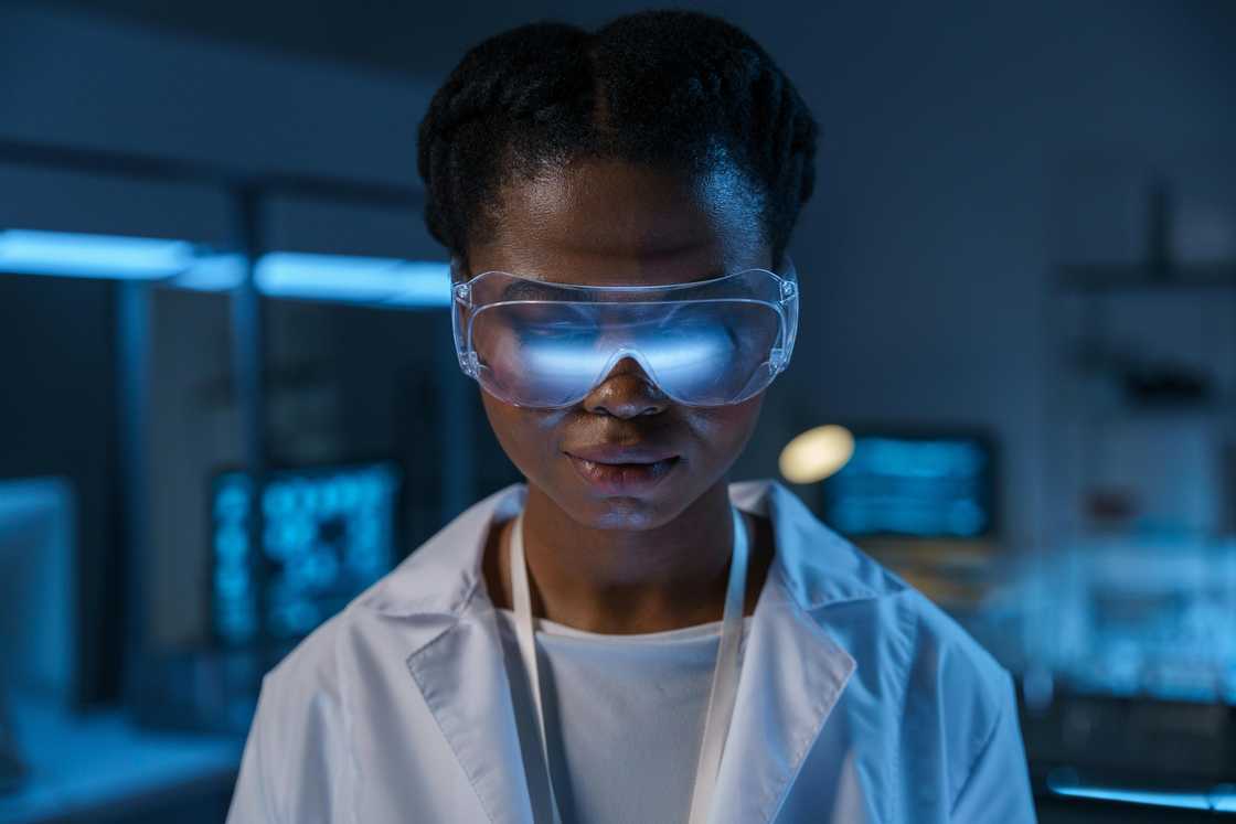 A distressed lab scientist