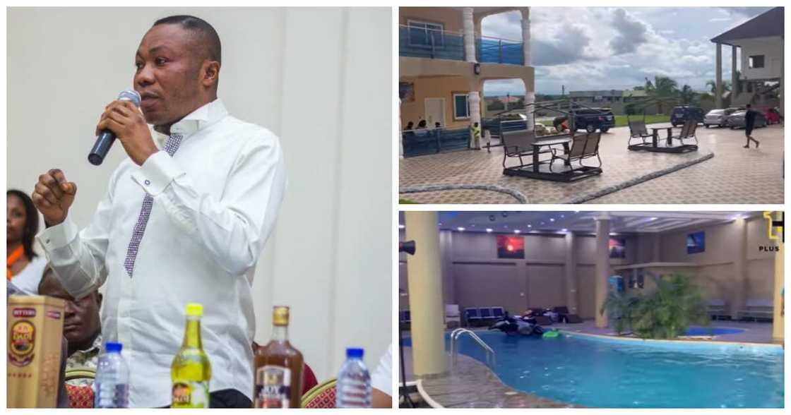 CEO of Joy Industries shows of multi-million mansion with football pitch, swimming pool and games area. CEO of Joy Industries shows of multi-million mansion with football pitch, swimming pool and games area.