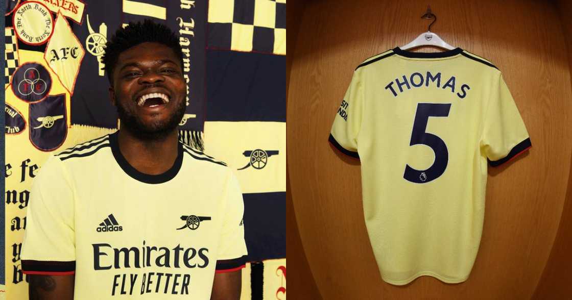 Ghana midfielder Thomas Partey switches jersey number at Arsenal