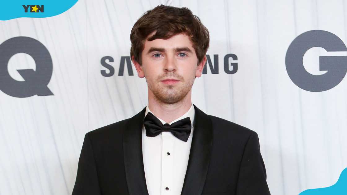 British actor Freddie Highmore attends the GQ Men Of The Year awards in Madrid, Spain. British actor Freddie Highmore attends the GQ Men Of The Year awards in Madrid, Spain.