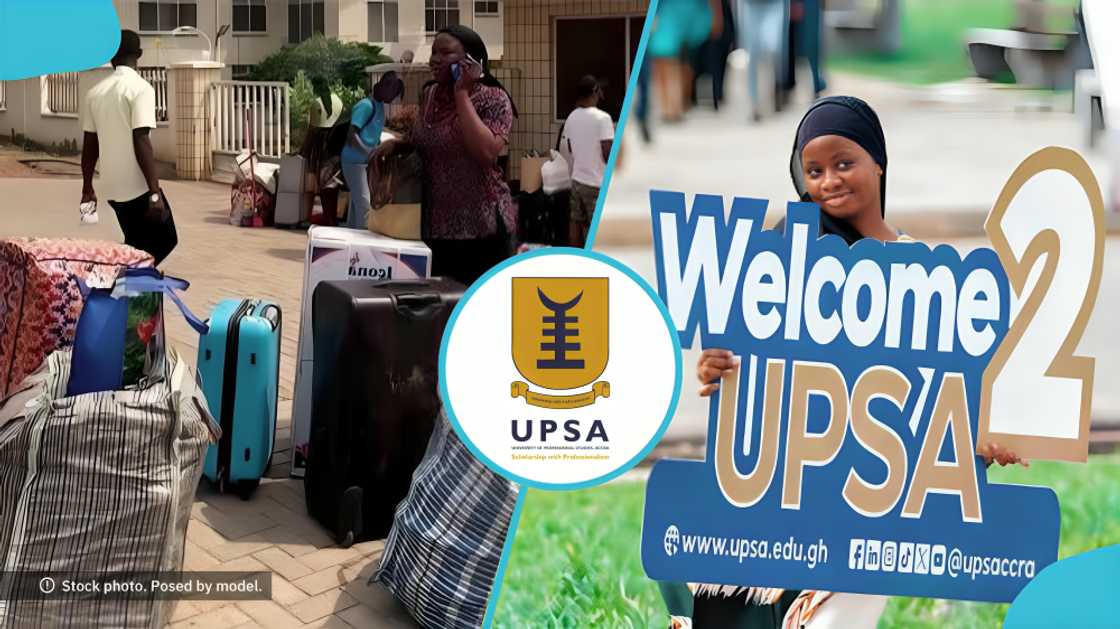 University of Professional Studies Accra, UPSA orientation, UPSA freshers, UPSA 2026/2027 academic year, UPSA newly admitted students, UPSA Level 100 students, UPSA Top-Up students, universities in Accra