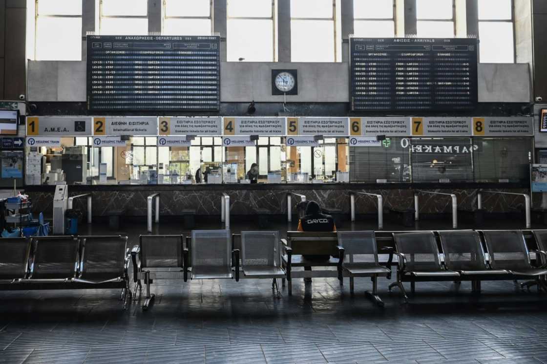 Air, rail and ferry services were affected, while schools, shops and banks were shut Air, rail and ferry services were affected, while schools, shops and banks were shut