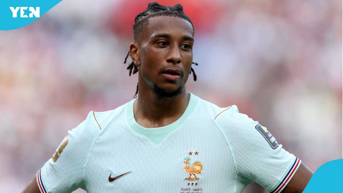 Why Michael Olise was stopped from celebrating France goal Why Michael Olise was stopped from celebrating France goal