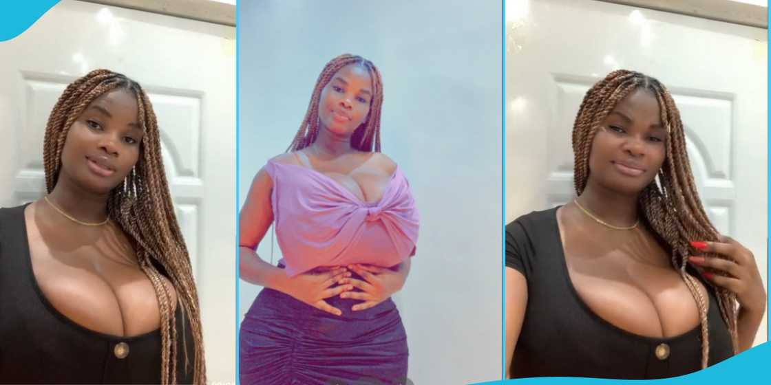 Pamela Watara hips her massive cleavage in tight black dress Pamela Watara hips her massive cleavage in tight black dress