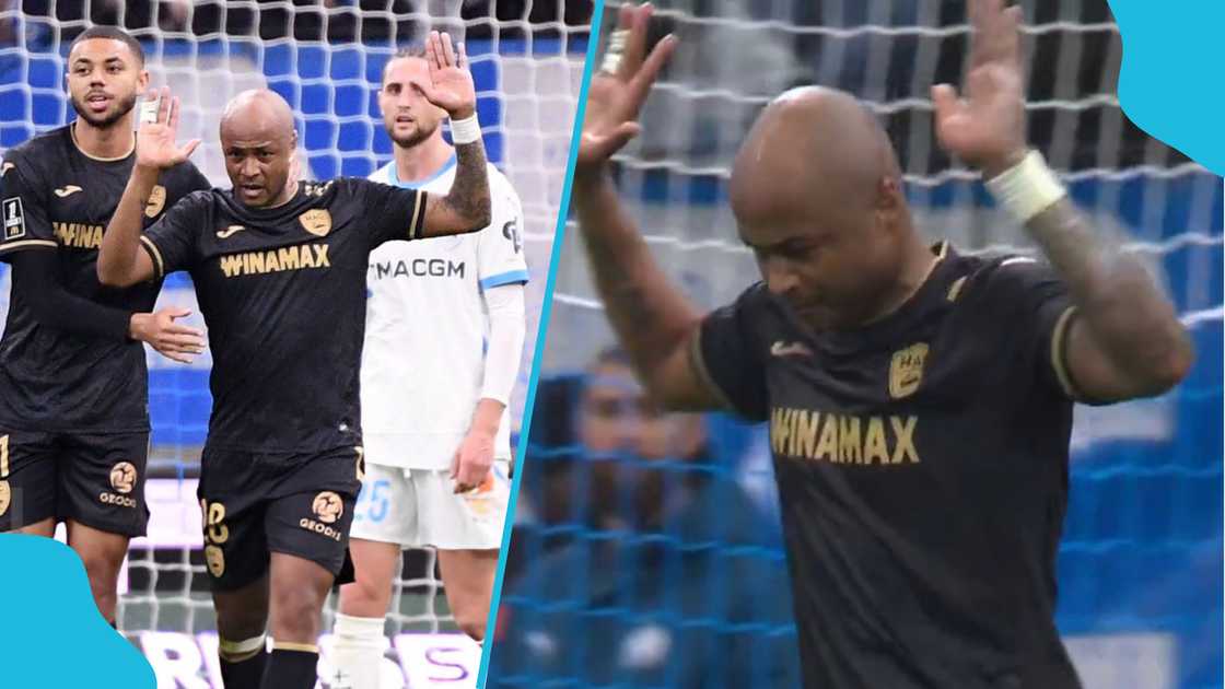 Andre Ayew scores in Le Havre's defeat to Marseille, refuses to celebrate