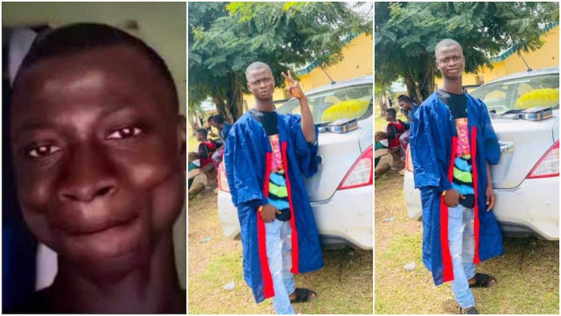 Many people celebrated his matric day. Many people celebrated his matric day.