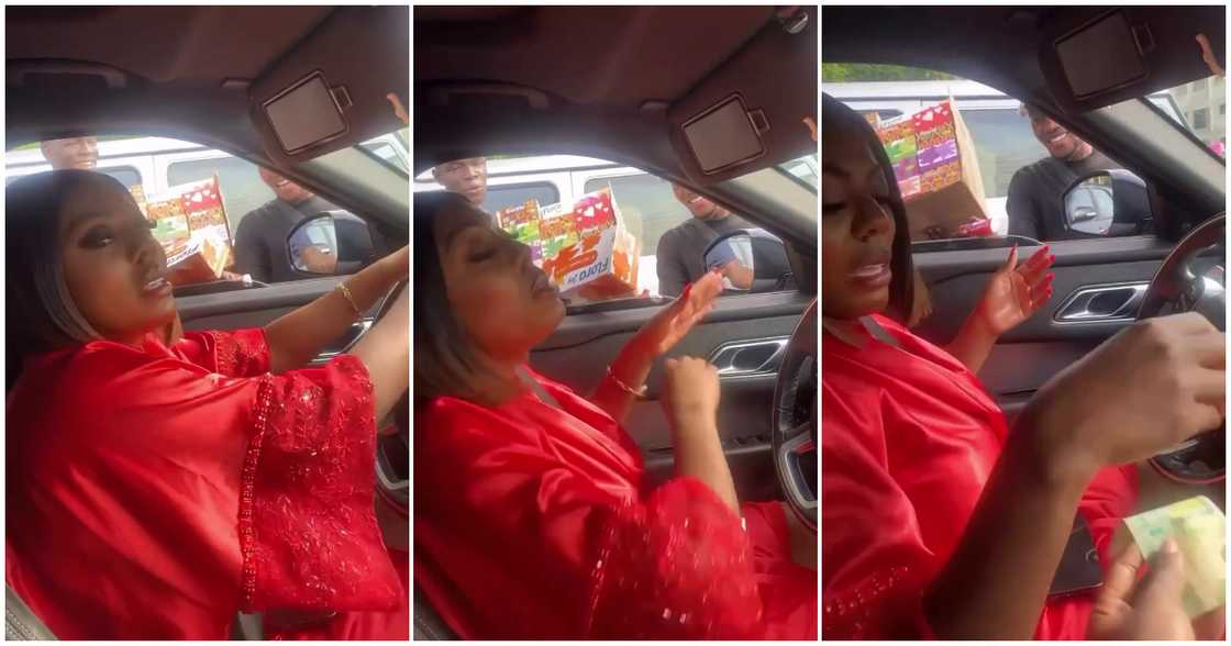 Nana Aba Anamoah and street hawkers in Accra Nana Aba Anamoah and street hawkers in Accra