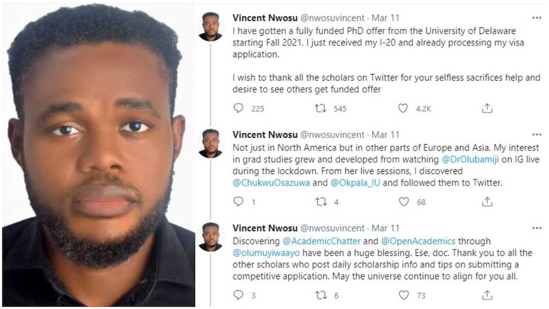 Nigerian man without masters get PhD scholarship in US, schools gives him money to bring his babe to America Nigerian man without masters get PhD scholarship in US, schools gives him money to bring his babe to America